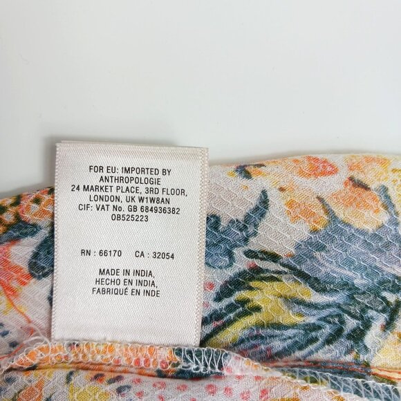 Anthropologie Floreat Lace-up Anafa Tiered Tank Top - Picture 8 of 11